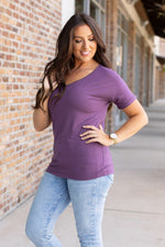 Load image into Gallery viewer, Chloe Cozy Tee - Purple
