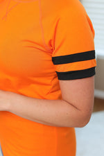 Load image into Gallery viewer, Kylie Tee - Cincinnati Orange and Black
