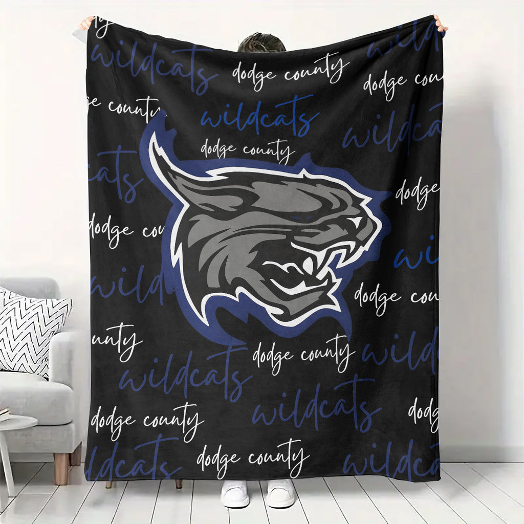 Dodge County Wildcats Boys Fleece Blanket