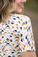 Load image into Gallery viewer, Chloe Cozy Tee - Geometric
