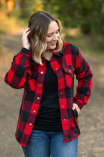 Load image into Gallery viewer, Norah Plaid Shacket - Buffalo Plaid
