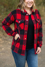 Load image into Gallery viewer, Norah Plaid Shacket - Buffalo Plaid
