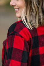 Load image into Gallery viewer, Norah Plaid Shacket - Buffalo Plaid
