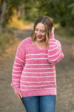 Load image into Gallery viewer, Cozy Striped Sweater - Red
