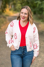 Load image into Gallery viewer, Peppermint Tree Cardigan
