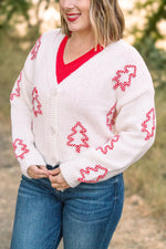 Load image into Gallery viewer, Peppermint Tree Cardigan
