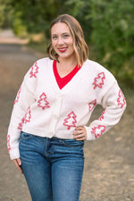 Load image into Gallery viewer, Peppermint Tree Cardigan
