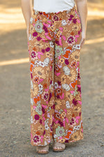 Load image into Gallery viewer, Presley Palazzo Pants - Boho Floral | Women&#39;s Wide-Leg Pants
