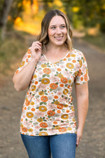 Load image into Gallery viewer, Chloe Cozy Tee - Fall Boho Floral
