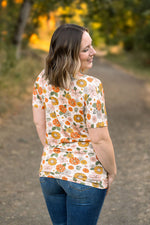 Load image into Gallery viewer, Chloe Cozy Tee - Fall Boho Floral
