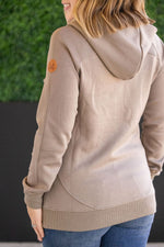 Load image into Gallery viewer, Scuba HalfZip Hoodie - Mocha
