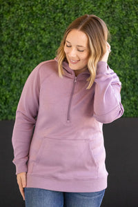 Scuba HalfZip Hoodie - Lavender