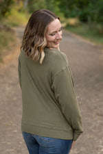 Load image into Gallery viewer, Corrine Ribbed Pullover Top - Olive
