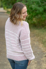 Load image into Gallery viewer, Cozy Striped Sweater - Mauve
