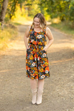 Load image into Gallery viewer, Sadie Dress - Fall Floral Mix
