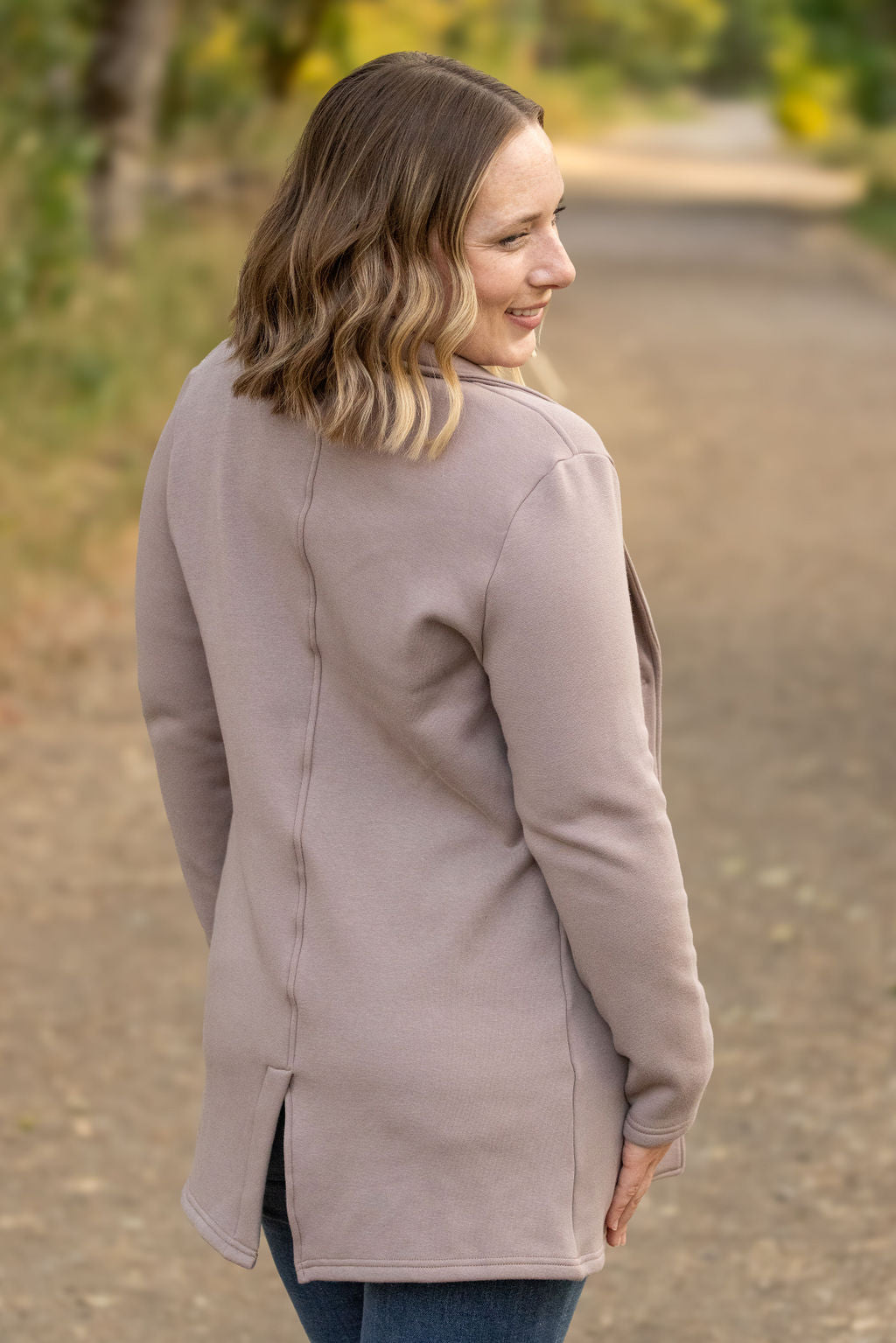 Scarlett Sweater Jacket - Mocha