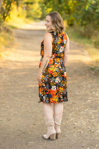 Sadie Dress - Fall Floral Mix