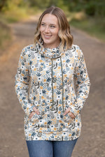 Load image into Gallery viewer, Soft Funnel Neck - Boho Olive Floral
