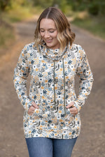 Load image into Gallery viewer, Soft Funnel Neck - Boho Olive Floral
