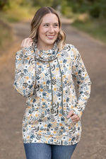 Load image into Gallery viewer, Soft Funnel Neck - Boho Olive Floral
