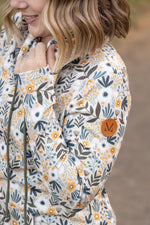 Load image into Gallery viewer, Soft Funnel Neck - Boho Olive Floral
