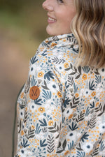 Load image into Gallery viewer, Soft Funnel Neck - Boho Olive Floral
