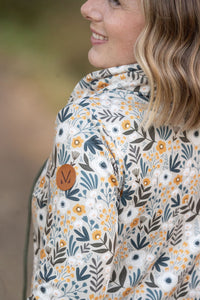 Soft Funnel Neck - Boho Olive Floral