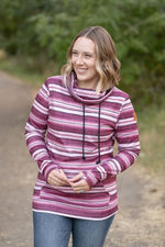 Load image into Gallery viewer, Soft Funnel Neck - Berry Serape
