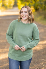 Load image into Gallery viewer, Vintage Wash Pullover - Sage
