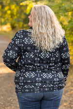 Load image into Gallery viewer, Soft Funnel Neck - Black Geometric
