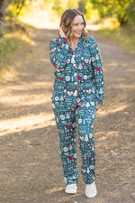 Load image into Gallery viewer, Evergreen Christmas Pajama Set
