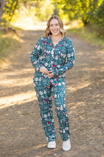 Load image into Gallery viewer, Evergreen Christmas Pajama Set
