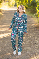 Load image into Gallery viewer, Evergreen Christmas Pajama Set
