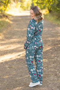 Evergreen Christmas Pajama Set