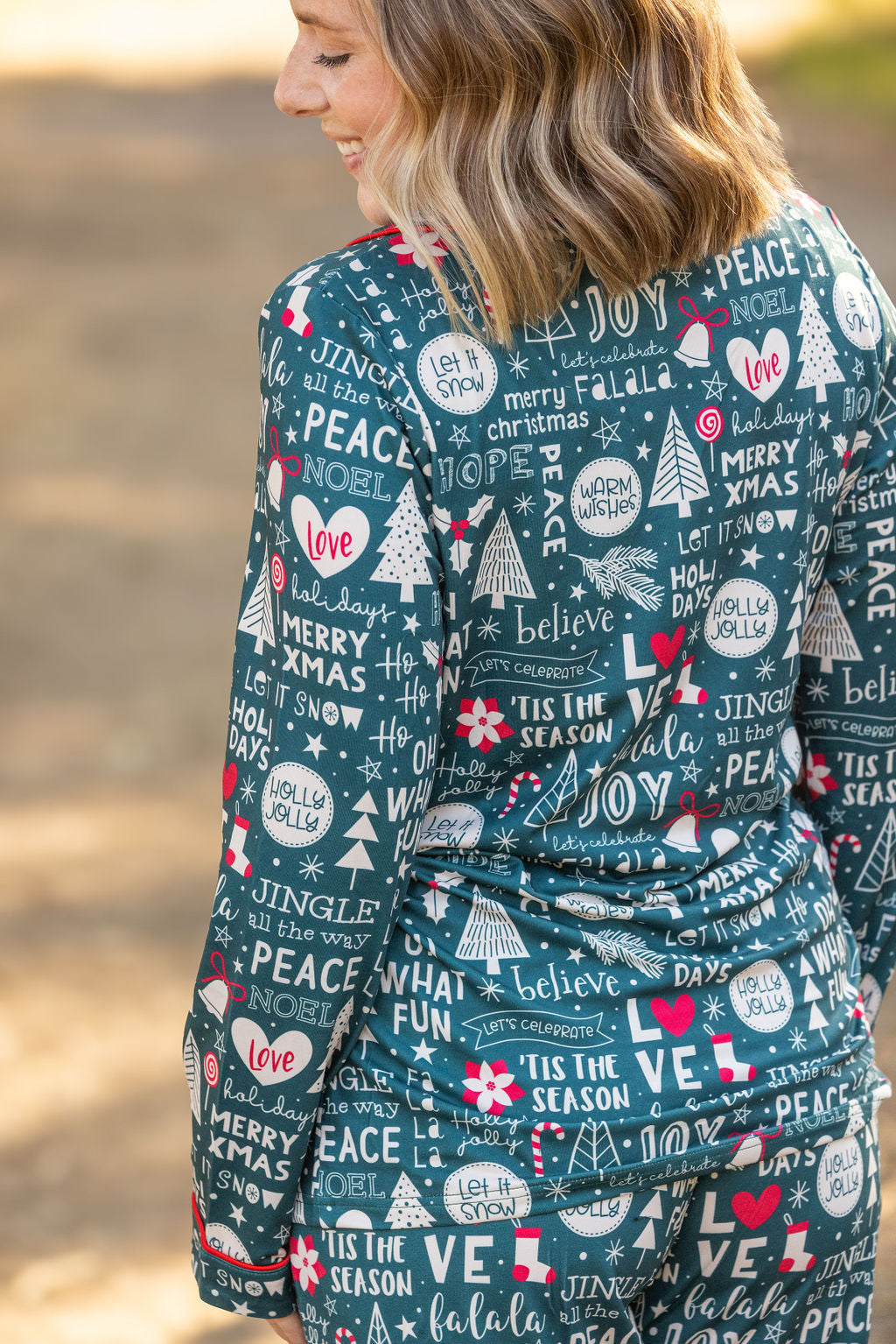 Evergreen Christmas Pajama Set