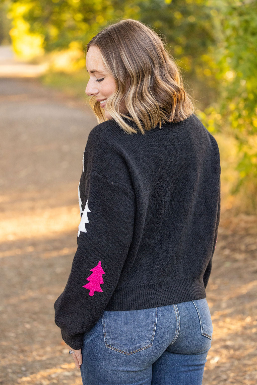 Festive Bright Trees Sweater