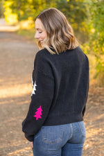 Load image into Gallery viewer, Festive Bright Trees Sweater
