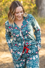 Load image into Gallery viewer, Evergreen Christmas Pajama Set
