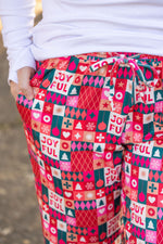 Load image into Gallery viewer, Joyful Holiday Lounge Pants
