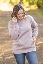 Load image into Gallery viewer, Vintage Wash Pocket Pullover - Blush Pebble
