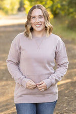 Load image into Gallery viewer, Vintage Wash Pocket Pullover - Blush Pebble
