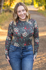 Load image into Gallery viewer, Blair Long Sleeve Top - Evergreen Christmas
