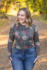 Load image into Gallery viewer, Blair Long Sleeve Top - Evergreen Christmas
