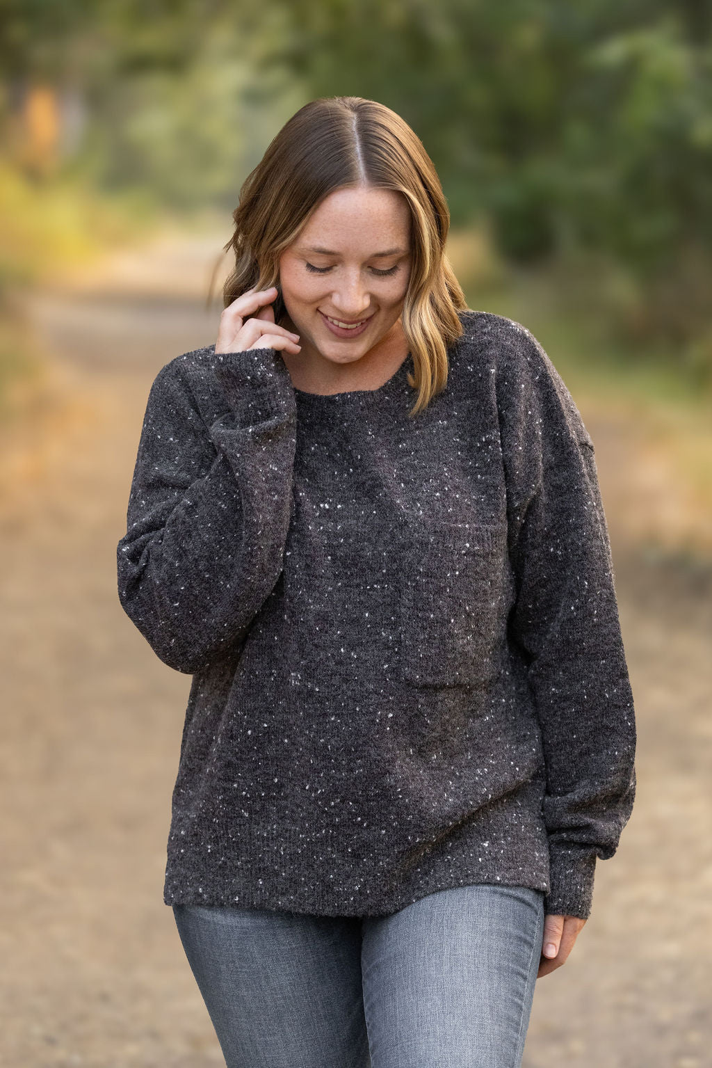 Confetti Sweater - Charcoal