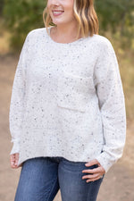 Load image into Gallery viewer, Confetti Sweater - White
