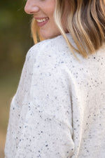 Load image into Gallery viewer, Confetti Sweater - White
