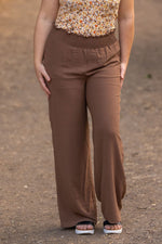 Load image into Gallery viewer, Presley Palazzo Pants - Coffee | Women&#39;s Wide-Leg Pants
