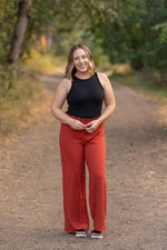 Load image into Gallery viewer, Presley Palazzo Pants - Brick | Women&#39;s Wide-Leg Pants
