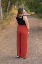 Load image into Gallery viewer, Presley Palazzo Pants - Brick | Women&#39;s Wide-Leg Pants
