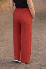 Load image into Gallery viewer, Presley Palazzo Pants - Brick | Women&#39;s Wide-Leg Pants
